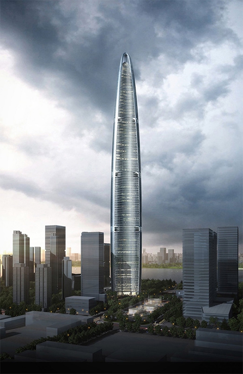 Wuhan Greenland Centre, Ухань, Китай