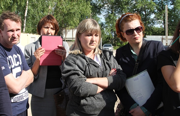 В Варваровке Тульской области представитель застройщика встретился с дольщиками