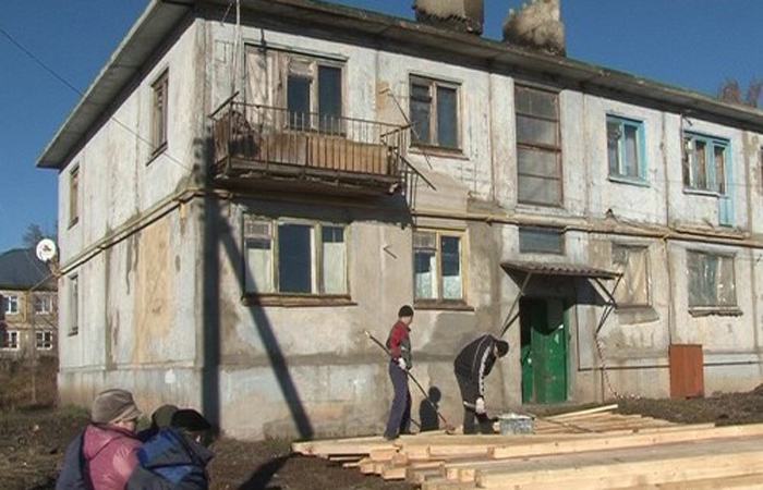 В Новомосковске Тульской области восстановят пострадавший от пожара дом