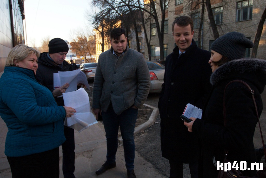 Комиссия приняла улицу Дзержинского в центре Калуги после капитального ремонта. Фото с kp40.ru
