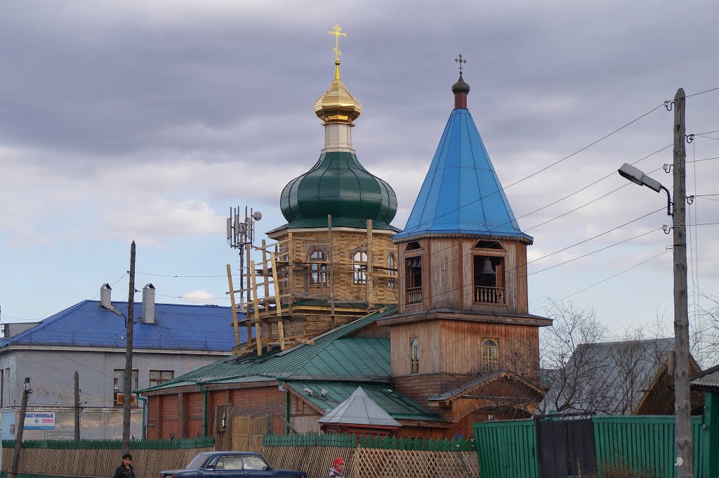 Еще одна церковь в Черемхово строится при участии бывшего губернатора Сергея Ерощенко