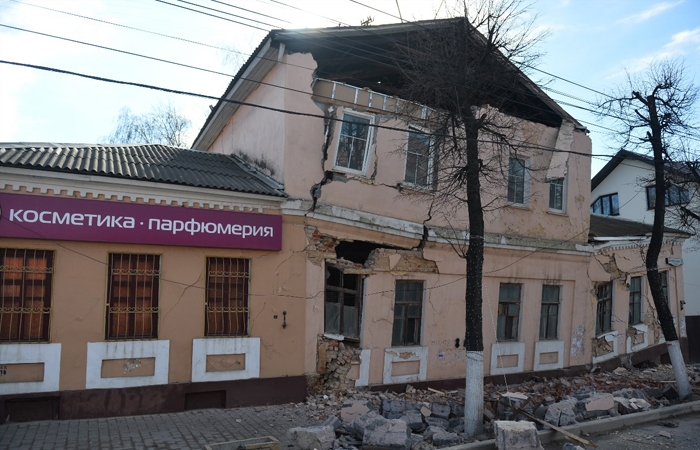 В Туле развалился двухэтажный дом – памятник архитектуры